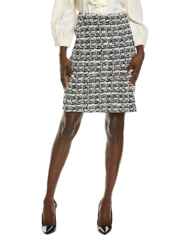 St. John Wool-Blend Pencil Skirt