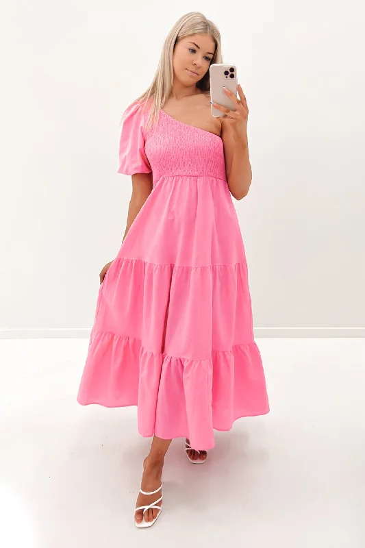 Lillie Midi Dress Pink