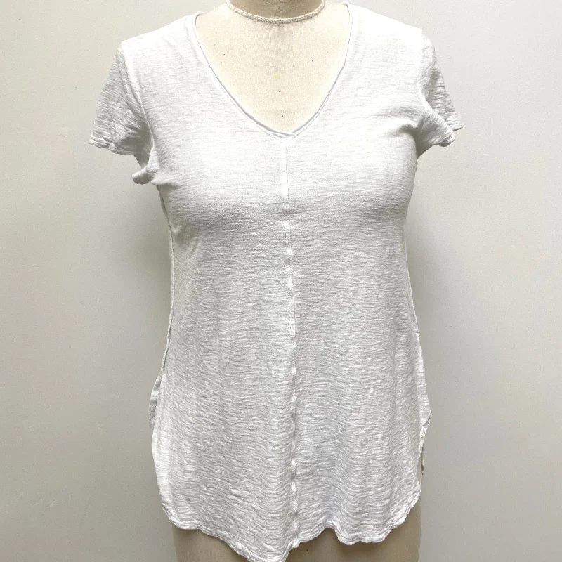 CC - Cotton Linen V-Neck Top