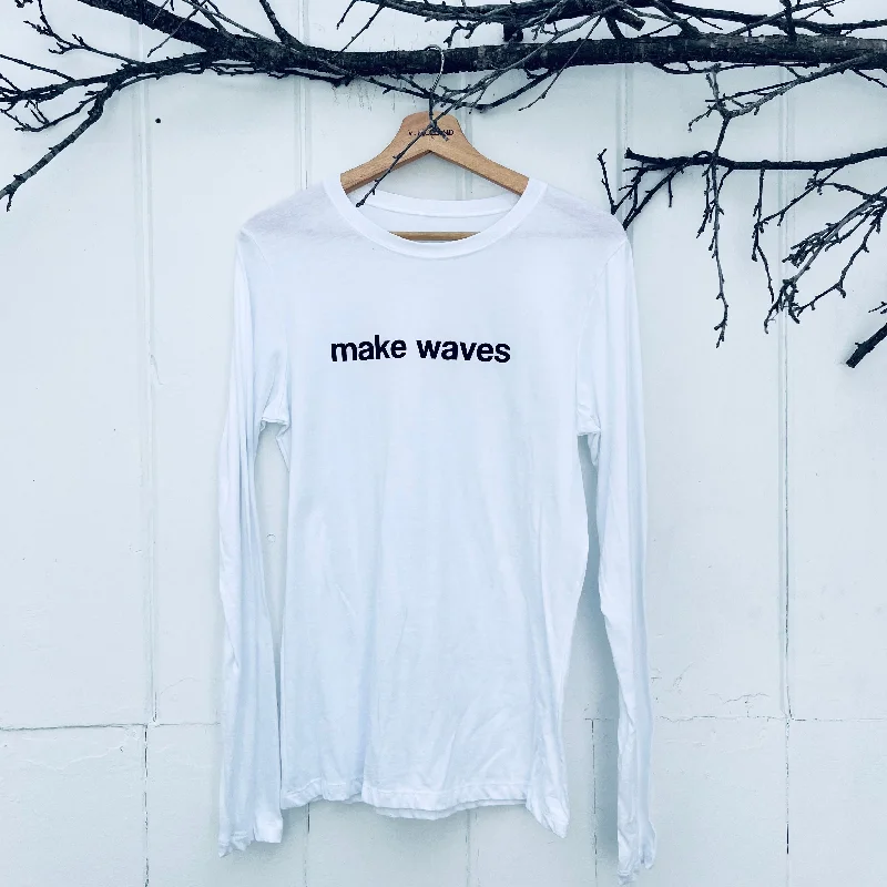 VH-1418 Make Waves L/S Wht T