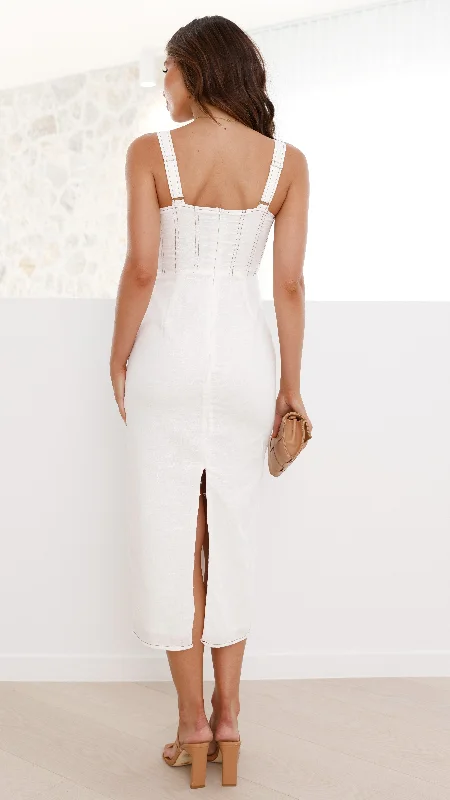 Chaya Maxi Dress - White